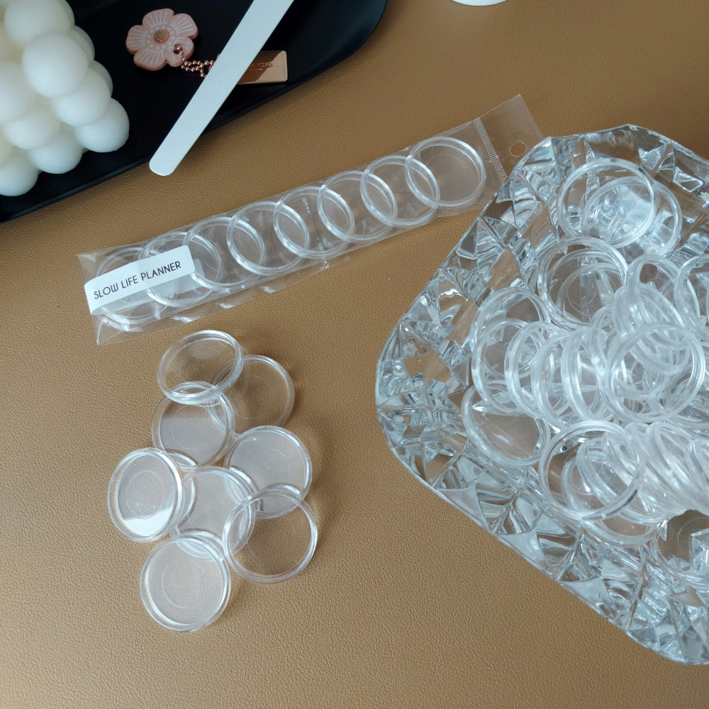 Discs de reliure transparents - Disques happy planner - clear discs