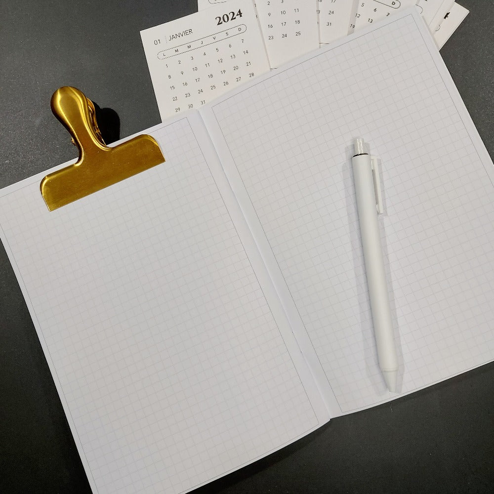 Carnet mensuel Agenda 2024