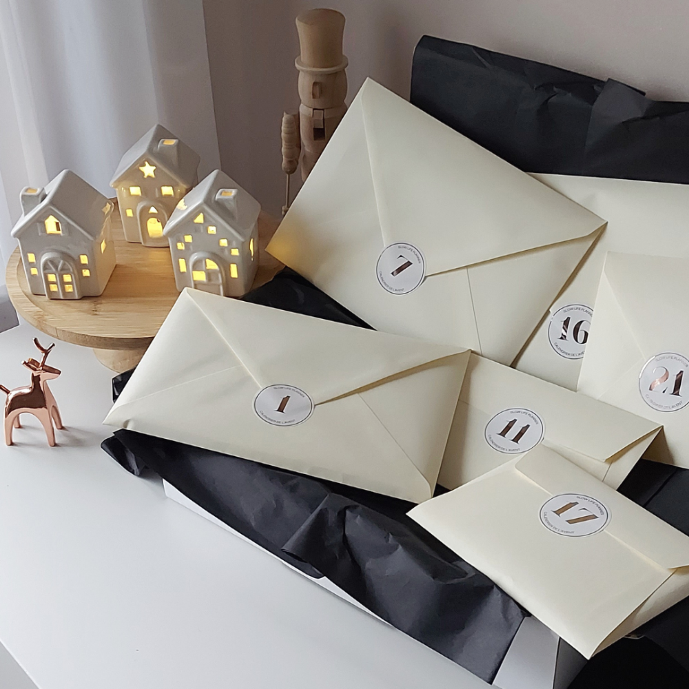 Calendrier de l'avent papeterie