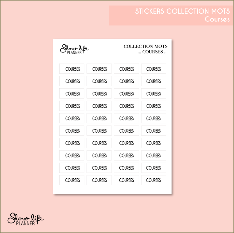 Stickers Foiled stickers mots anniversaire