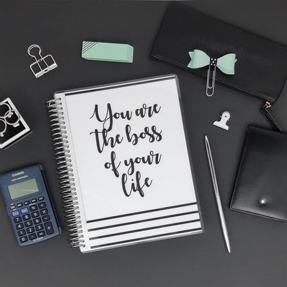 Slow Life Planner Couverture interchangeable Boss of your life