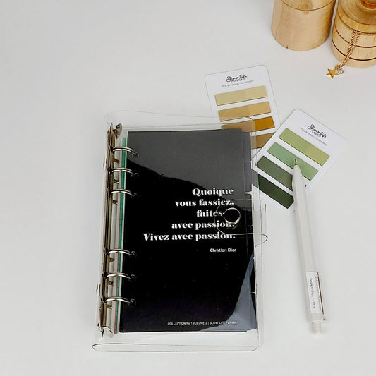 Clear Vinyl planner Personal