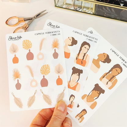 Stickers Déco Boho | Collection Terracotta