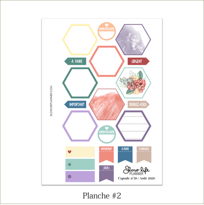 Stickers box Août 2020