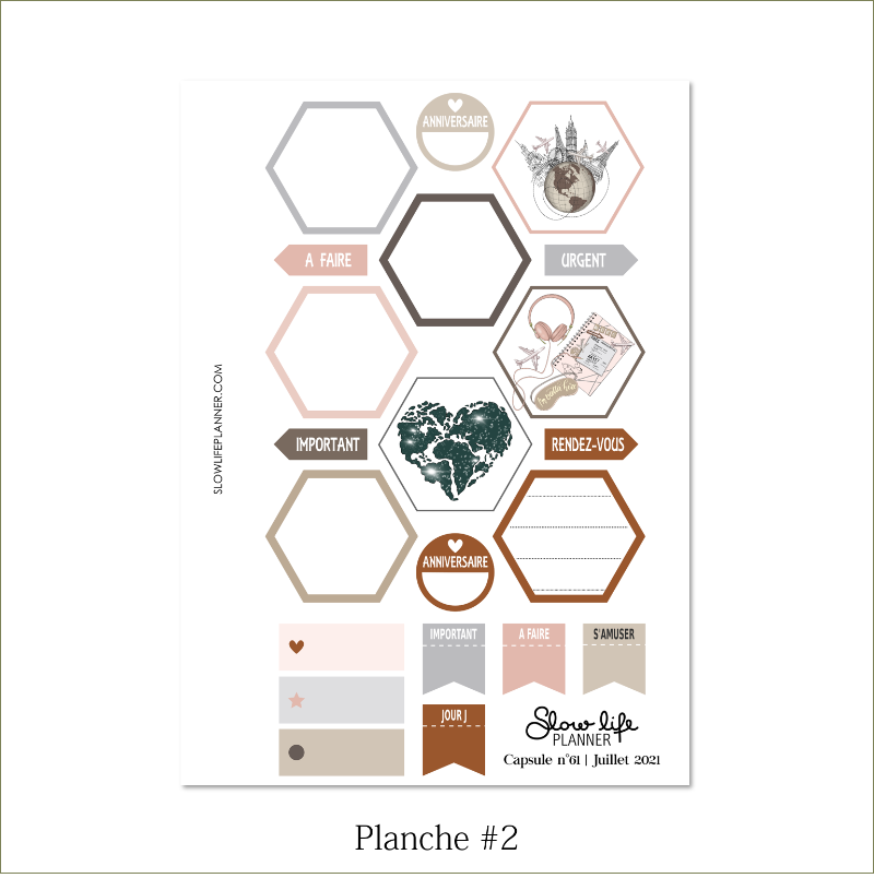 Stickers box de juillet 2021