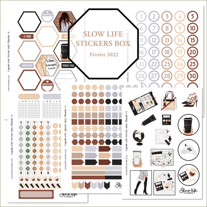 Stickers box Février 2022