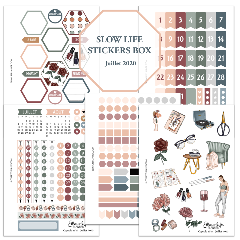 Stickers box Juillet 2020