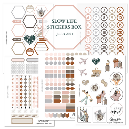 Stickers box de juillet 2021