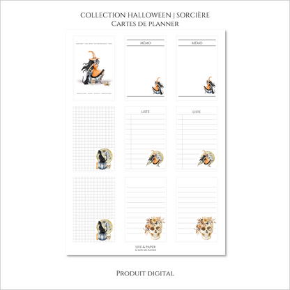 Collection Halloween | Sorcière | Produit digital