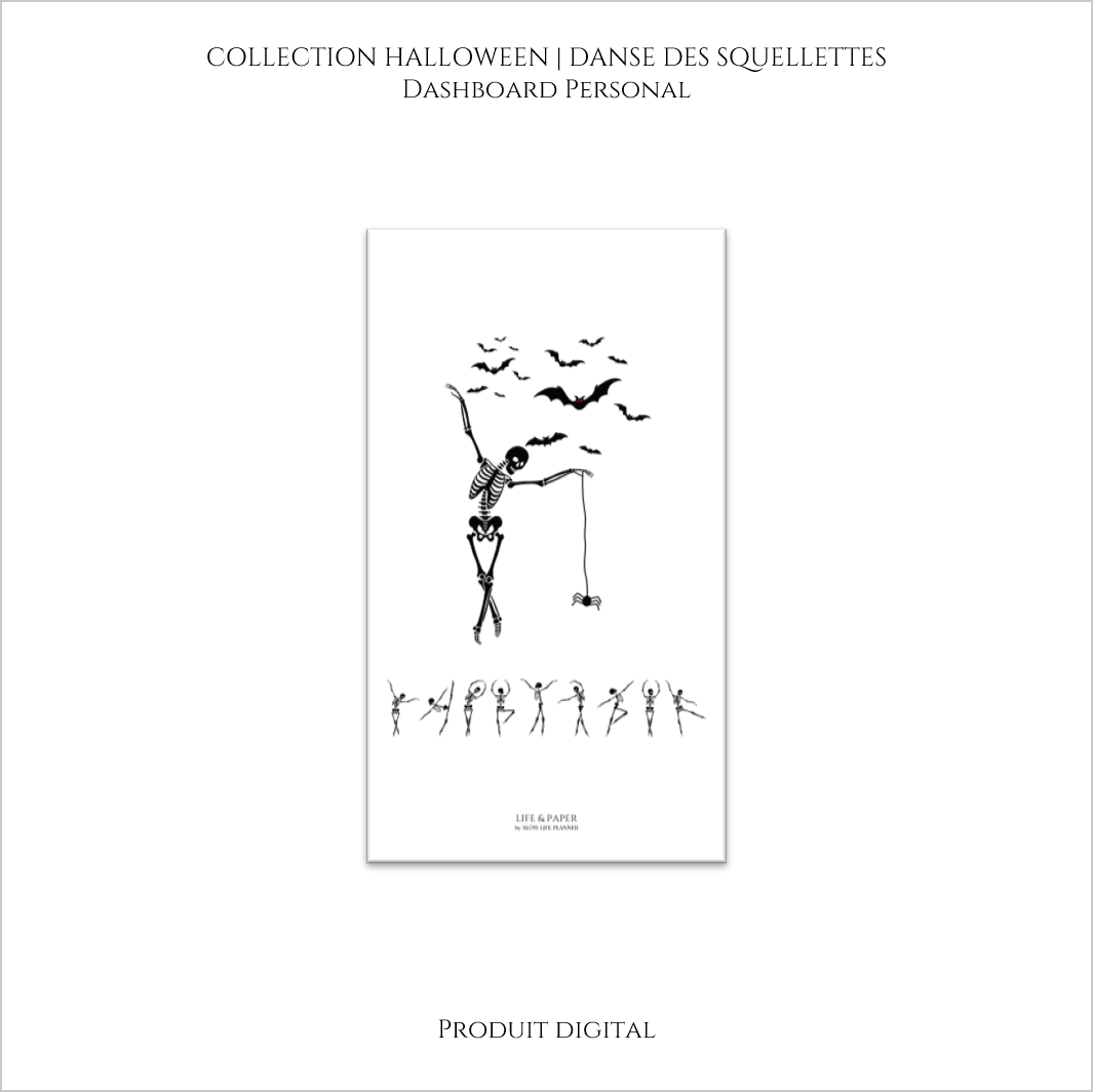 Collection Halloween | Danse des Squelettes | Produit digital